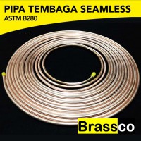 BRASSCO PIPA TEMBAGA ROL ASTM B280 1/2'' x 0.53MM