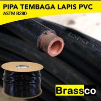BRASSCO PVC COATED COPPER TUBE 1/4'' X 1.00MM